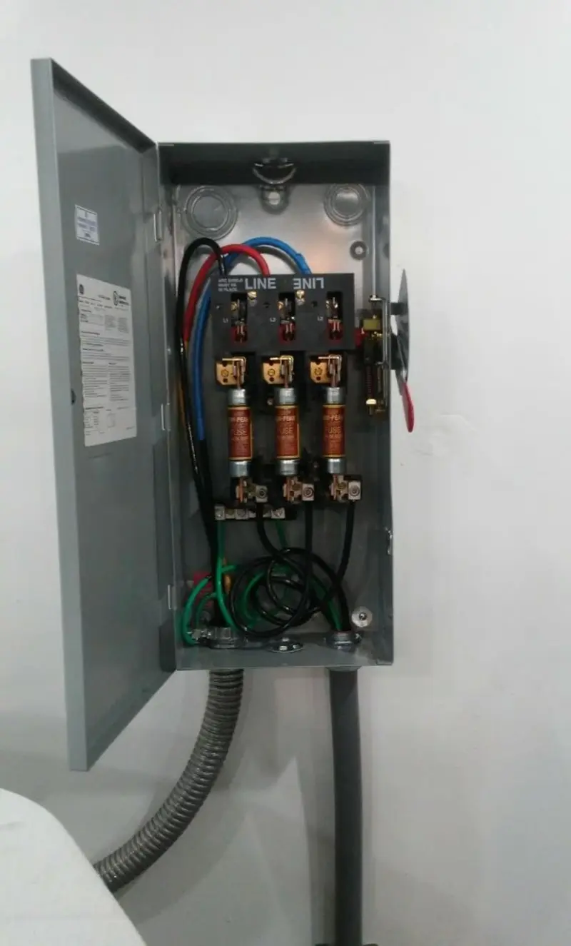Three-phase disconnect switch installed for Electrical Wiring & Rewiring in Holiday Shores